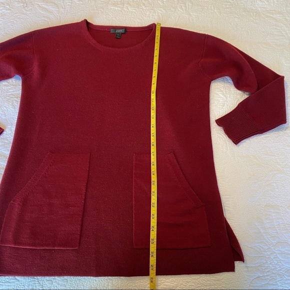 J. Crew Pocket Tunic 100% Merino Wool Sweater - S - Picture 10 of 12